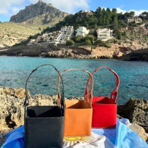 Canastos Materos Cuero-lisos