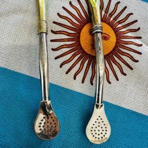 Bombilla Pico de Loro Premium de Acero inoxidable y bronce