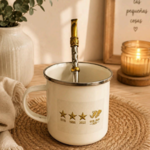 Mate enlozado "Islas Malvinas"